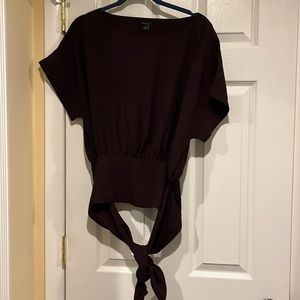New with tags blouse from Ann Taylor, wrap purple top